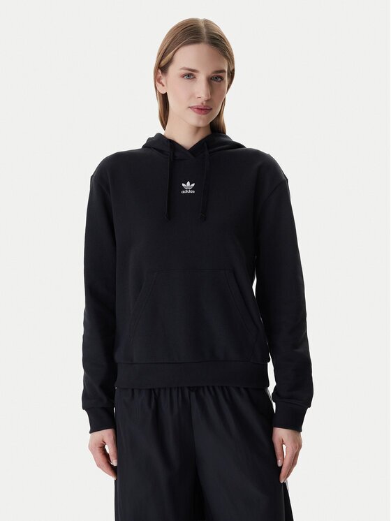 adidas Суитшърт Essentials KC6729 Черен Regular Fit