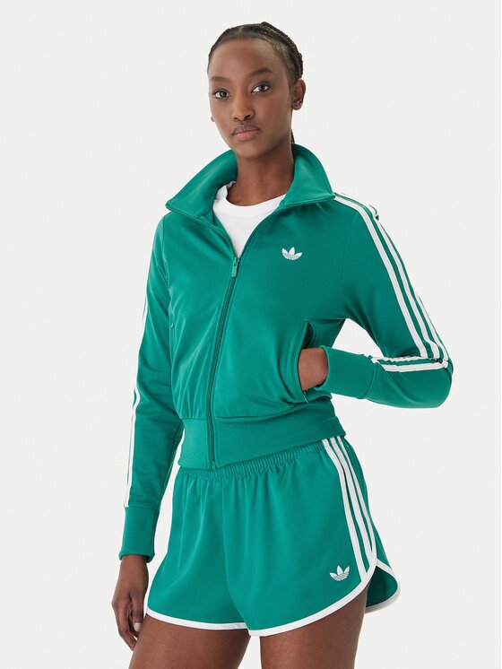adidas Суитшърт Firebird Classic KD1333 Зелен Regular Fit