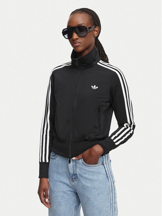 adidas Суитшърт Firebird Classic Track Jacket KV9552 Черен Regular Fit