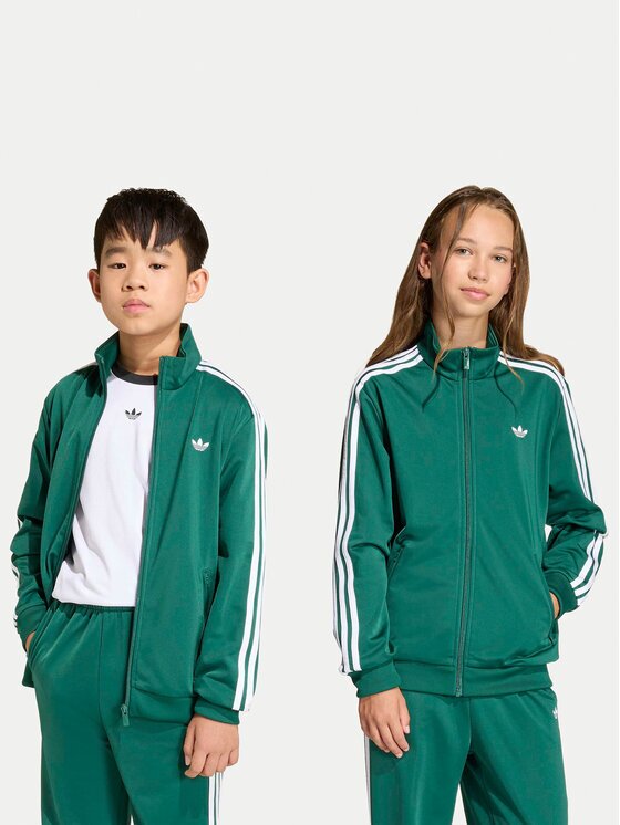 adidas Суитшърт Firebird KE0893 Зелен Loose Fit