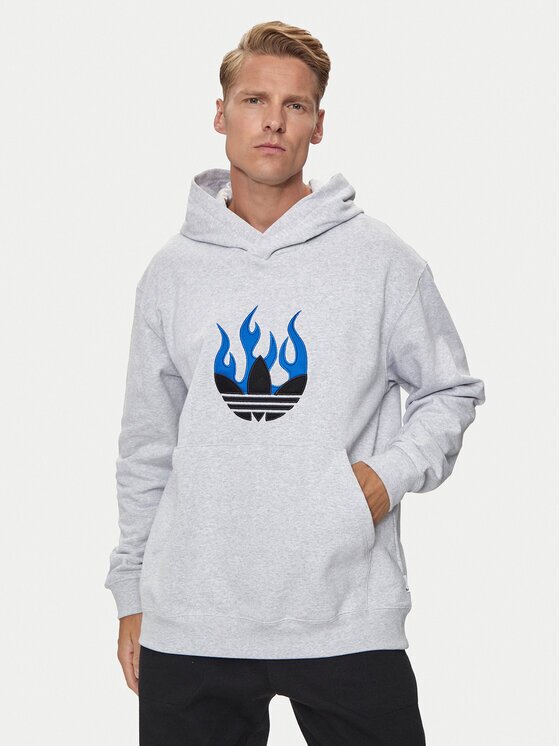 adidas Суитшърт Flames Logo IS2947 Regular Fit