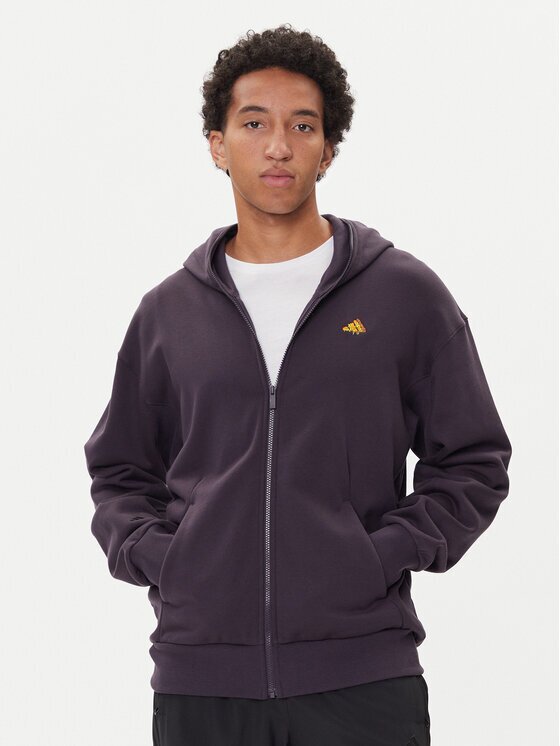 adidas Суитшърт Fortnite JV7961 Виолетов Loose Fit
