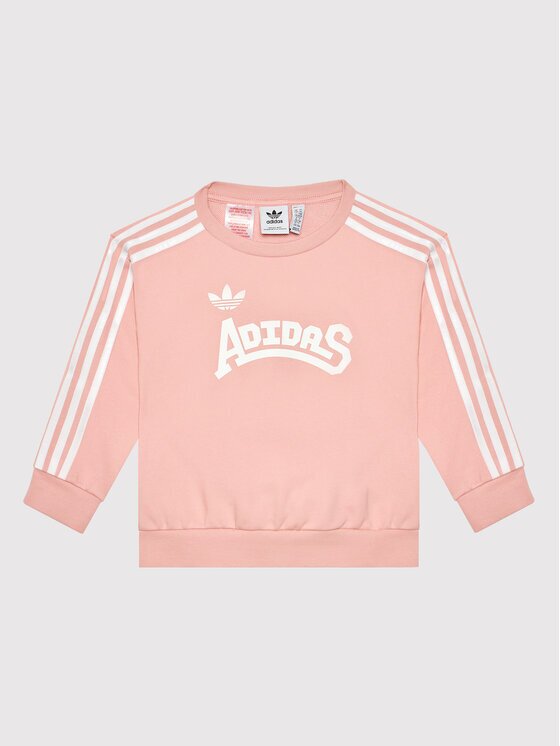 adidas Суитшърт Graphic HC4559 Розов Loose Fit