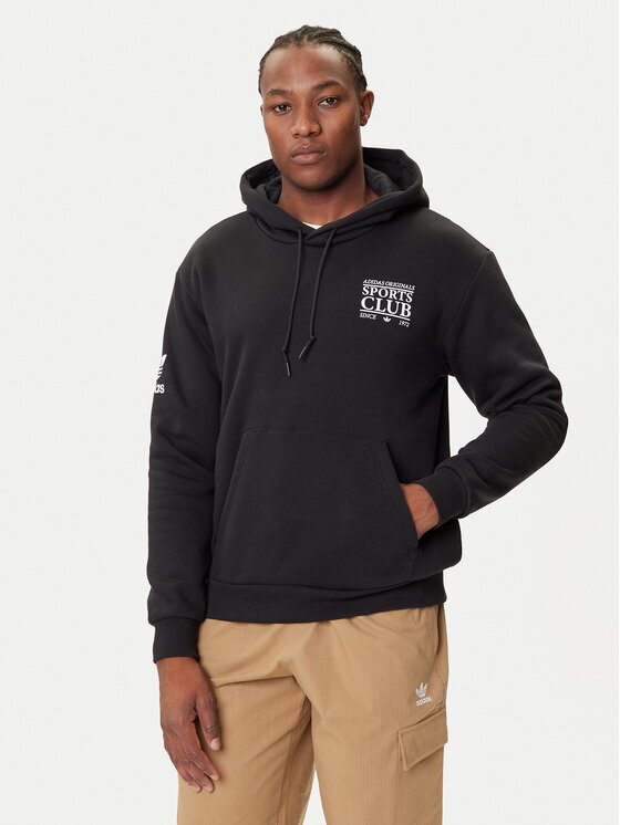 adidas Суитшърт Graphic JX3058 Черен Regular Fit