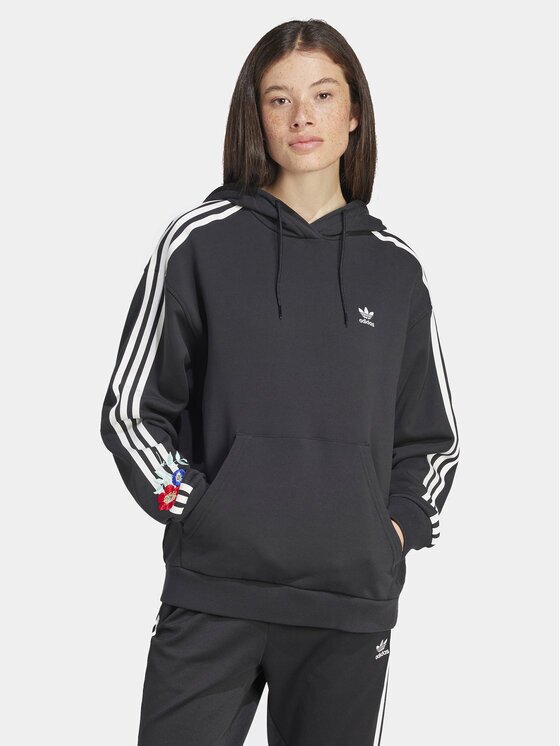 adidas Суитшърт Graphics Floral IU2515 Loose Fit