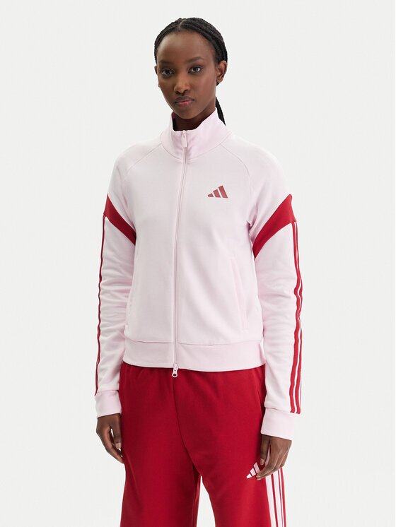 adidas Суитшърт House Of Tiro KE5676 Розов Slim Fit