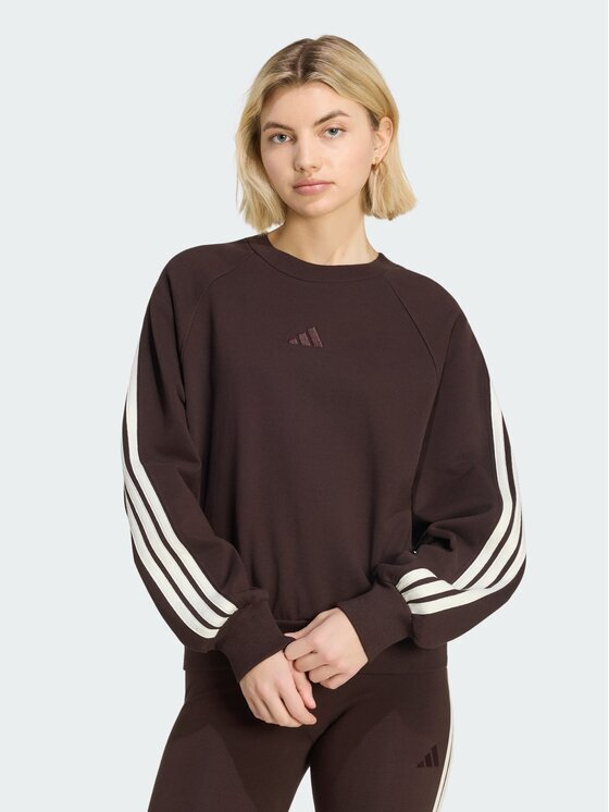 adidas Суитшърт Kit 3-Stripes KW7702 Loose Fit