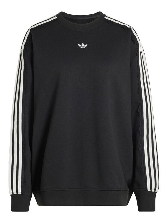 adidas Суитшърт Lace 3 Stripes Crew LG4251 Regular Fit