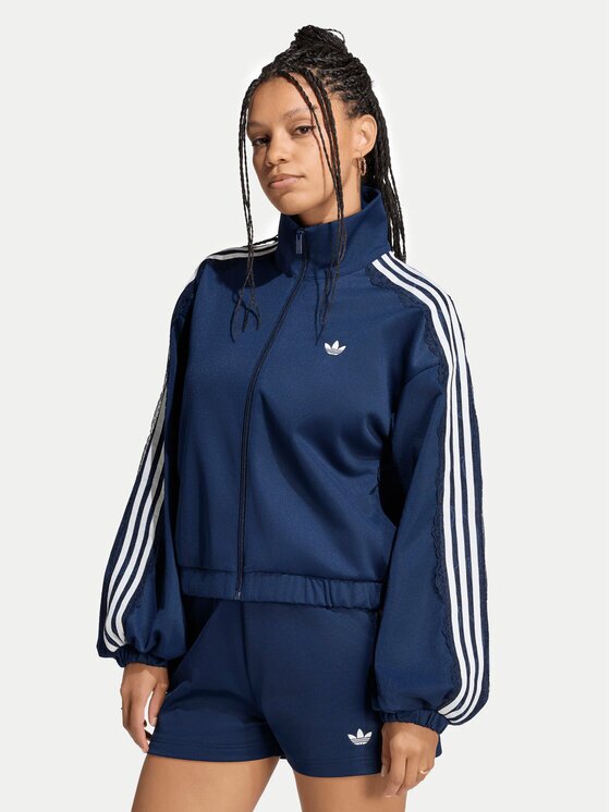 adidas Суитшърт Lace Oversized Archive Track Top LG4277 Regular Fit