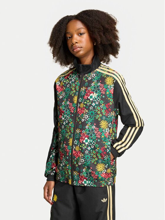 adidas Суитшърт Liberty London KD5938 Черен Regular Fit