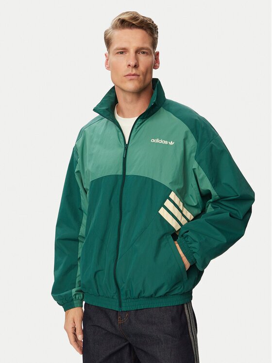 adidas Суитшърт Munich 93 KT4321 Зелен Loose Fit