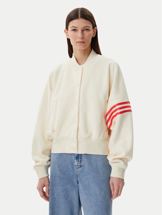 adidas Суитшърт Neuclassics JI8523 Бежов Loose Fit