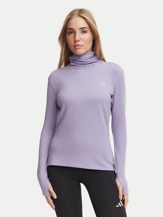 adidas Суитшърт от техническо трико Adi365 Running Essentials Winterized KV4284 Slim Fit