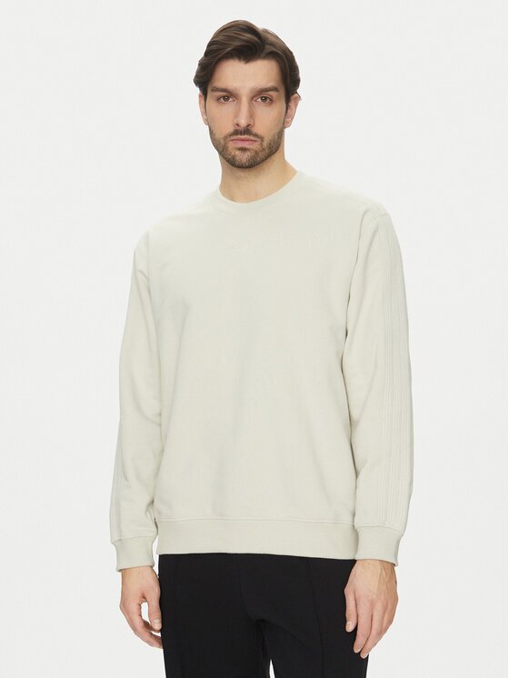 adidas Суитшърт Premium Essentials JD3304 Бежов Loose Fit
