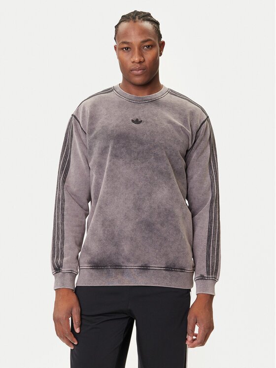 adidas Суитшърт Premium Essentials Retro JD0246 Сив Loose Fit