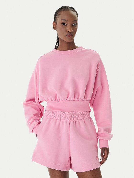 adidas Суитшърт Soft Lux KA7016 Розов Loose Fit