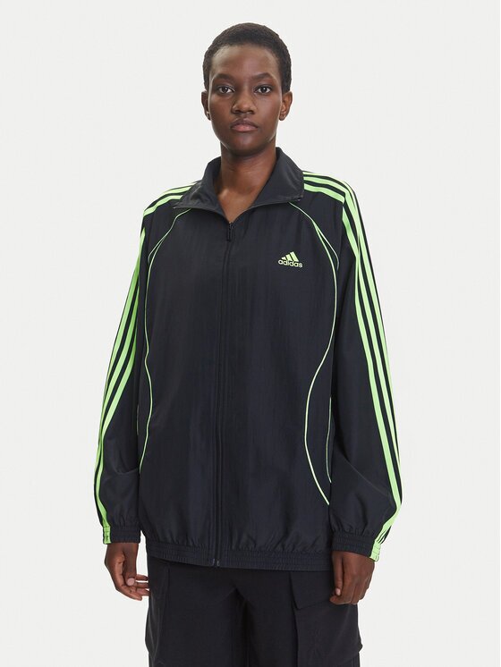 adidas Суитшърт Teamgeist adicolor JY2585 Черен Oversize