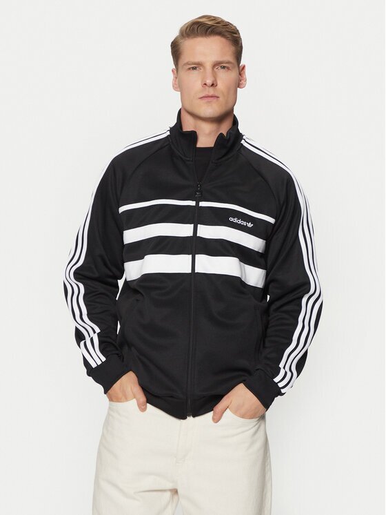 adidas Суитшърт The First Track JP1046 Черен Regular Fit