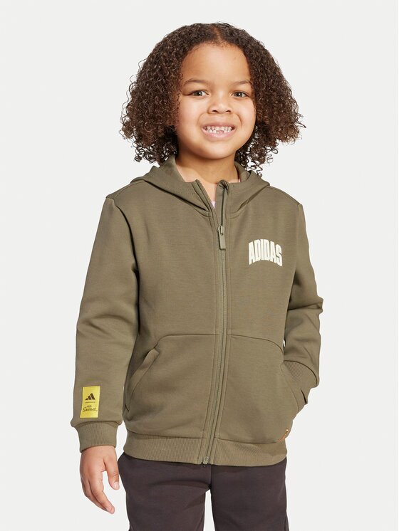adidas Суитшърт The Simpsons JL9198 Зелен Loose Fit