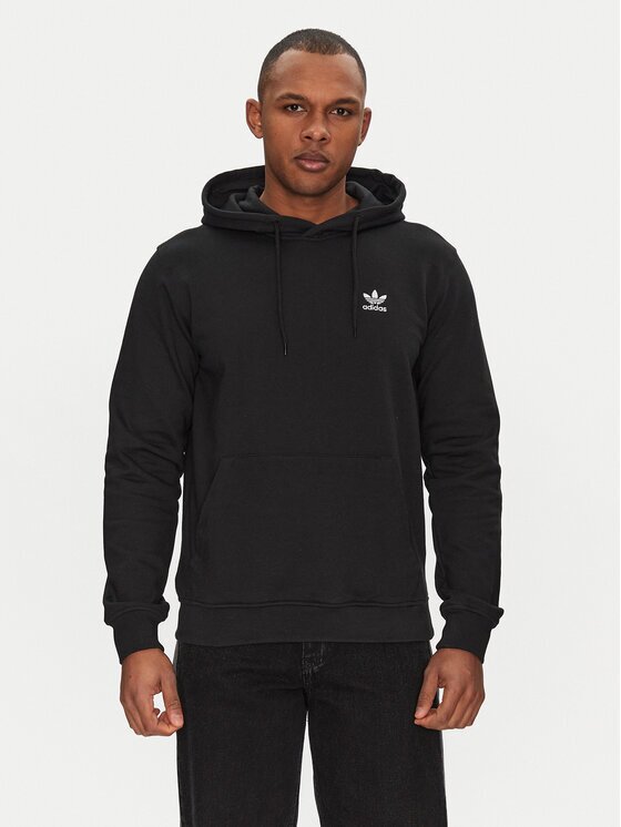 adidas Суитшърт Trefoil Essentials JD2404 Черен Regular Fit