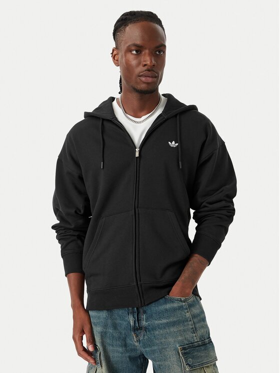 adidas Суитшърт Trefoil Essentials KS8941 Черен Loose Fit