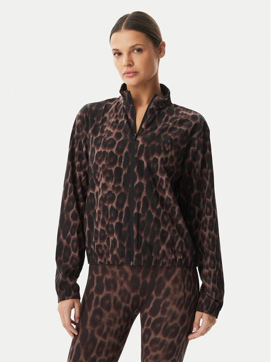 adidas Суитшърт Workout Essentials Leopard Woven KD7612 Regular Fit