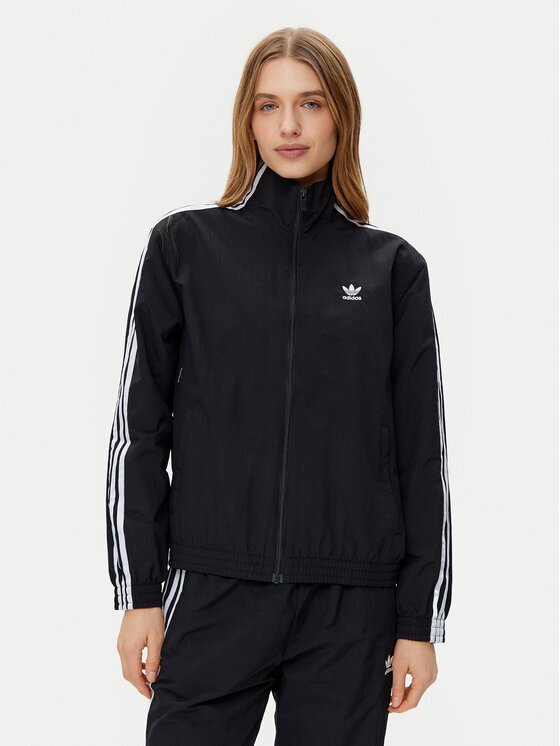adidas Суитшърт Woven JD5331 Черен Regular Fit