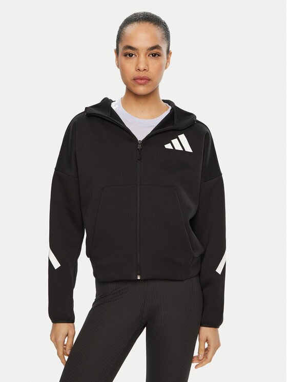 adidas Суитшърт Z.N.E. JC5392 Черен Loose Fit