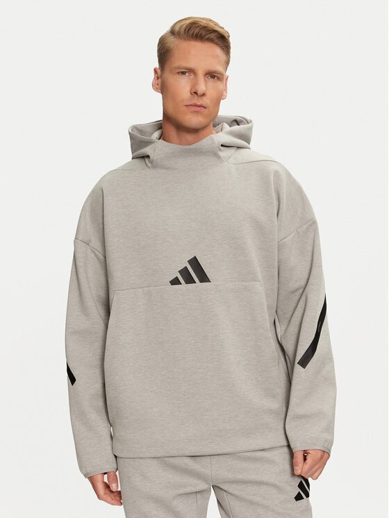 adidas Суитшърт Z.N.E. JE3070 Сив Loose Fit