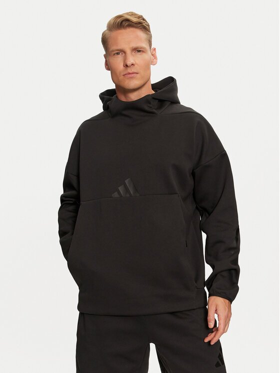adidas Суитшърт Z.N.E. JE7537 Черен Loose Fit