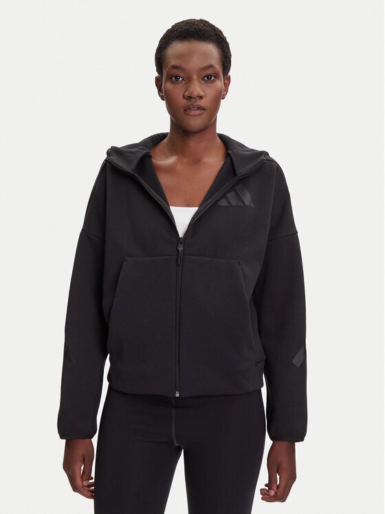 adidas Суитшърт Z.N.E. JE7848 Черен Loose Fit