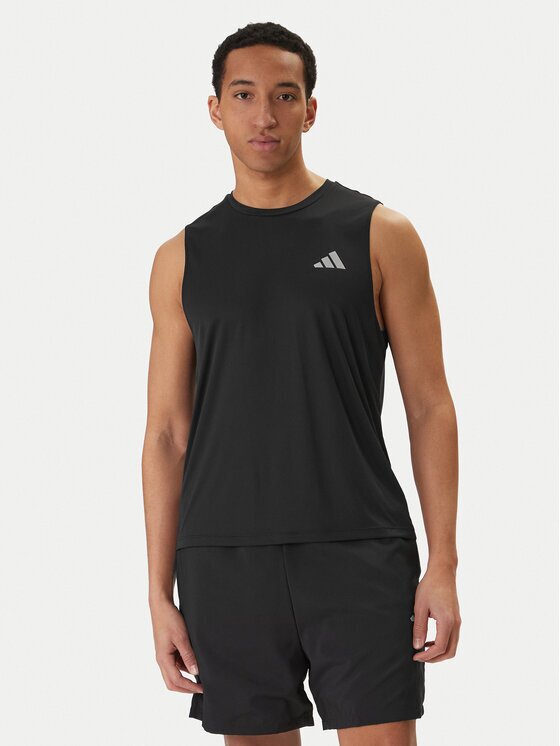 adidas Тениска от техническо трико adi365 Running Essentials KB5969 Черен Regular Fit