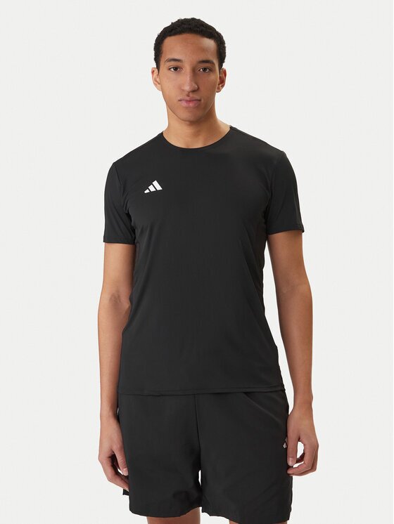 adidas Тениска от техническо трико Adizero Essentials IN1156 Черен Slim Fit