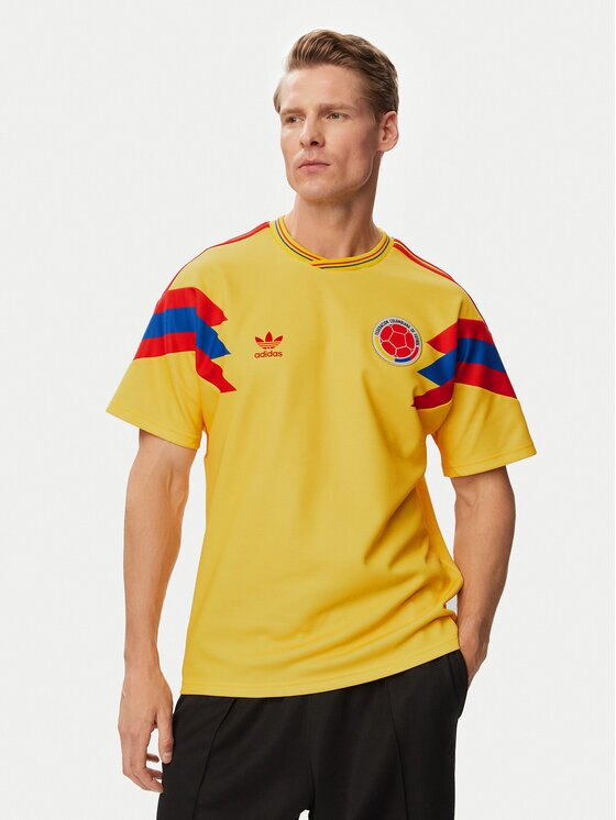adidas Тениска от техническо трико Colombia Away Jersey 1990 JN3713 Regular Fit