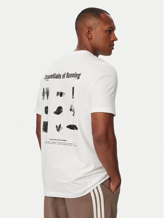 adidas Тениска от техническо трико Run Essentials Graphic T-Shirt KS2501 Regular Fit