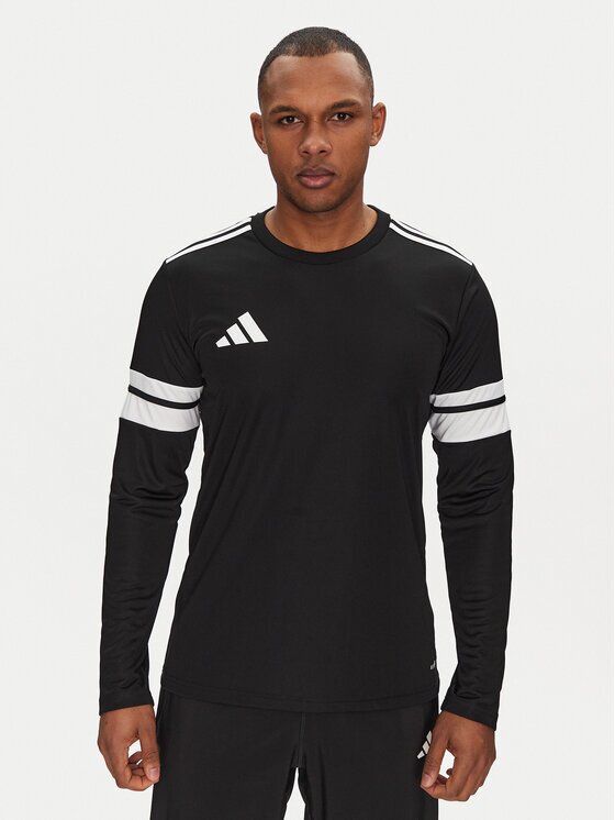 adidas Тениска от техническо трико Squadra 25 Jersey JF6073 Черен Slim Fit