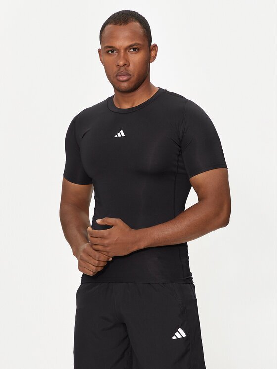 adidas Тениска от техническо трико Techfit Compression JE6698 Slim Fit