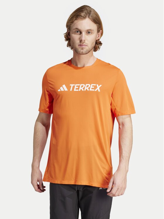 adidas Тениска от техническо трико Terrex Multi Endurance Tech IY9427 Оранжев Regular Fit