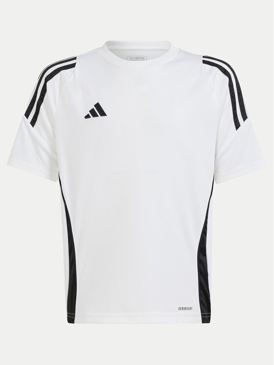 adidas Тениска от техническо трико Tiro 24 Jersey IS1033 Бял Slim Fit