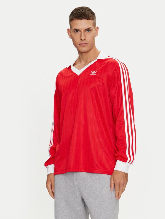 adidas Тениска с дълъг ръкав adicolor Piqué Football IX5226 Regular Fit