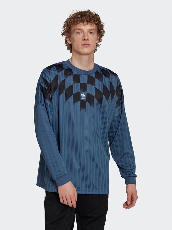 adidas Тениска с дълъг ръкав Rekive Graphic HK7330 Loose Fit