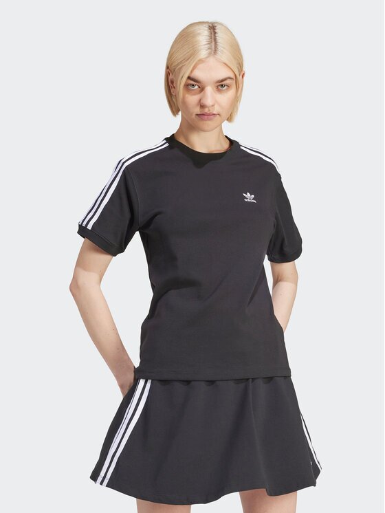 adidas Тишърт 3-Stripes IU2420 Черен Regular Fit