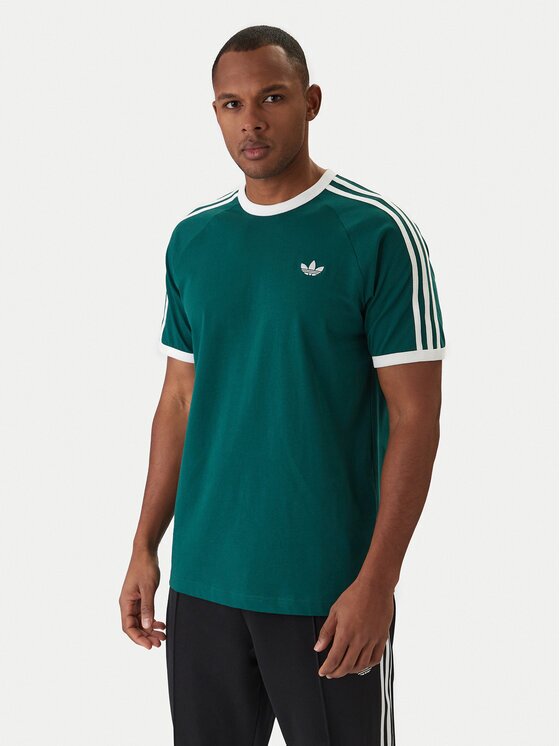 adidas Тишърт 3-Stripes KE3534 Зелен Regular Fit
