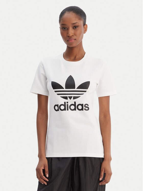 adidas Тишърт adicolor Classics Trefoil GN2899 Бял Regular Fit