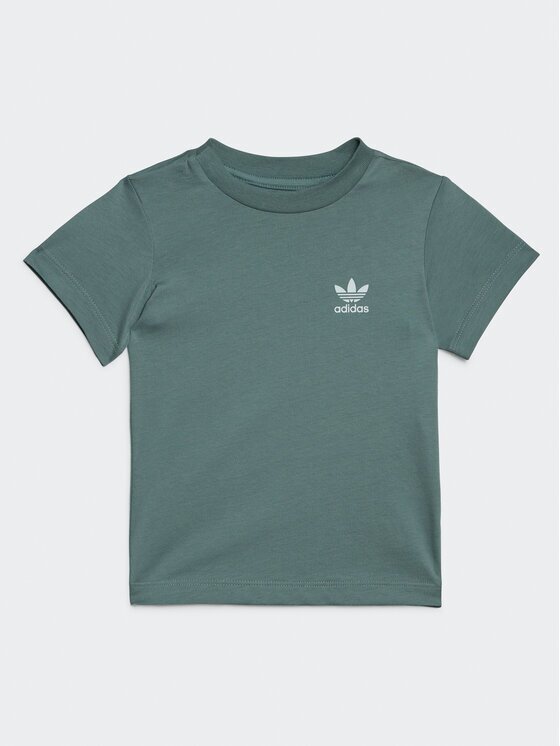 adidas Тишърт adicolor IC9105 Зелен Regular Fit