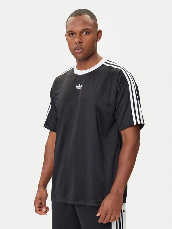 adidas Тишърт adicolor Jacquard JW5876 Loose Fit