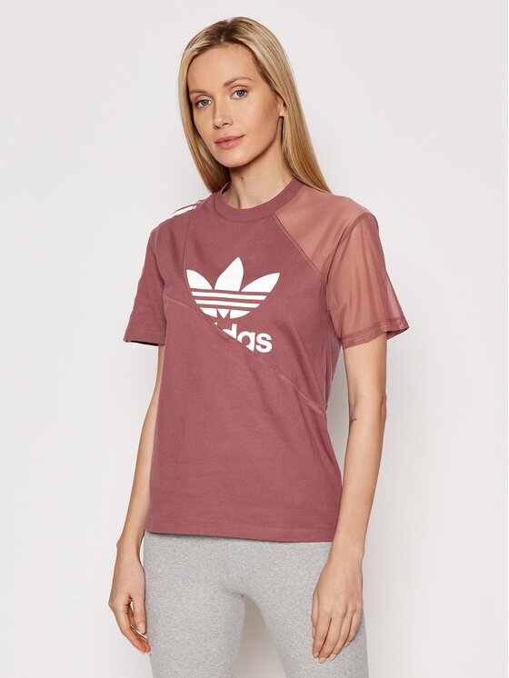 adidas Тишърт adicolor Split Trefoil HC7044 Regular Fit