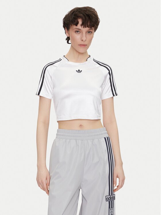 adidas Тишърт adicolor Teamgeist Baby JD0269 Бял Slim Fit