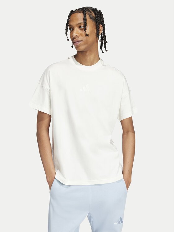 adidas Тишърт ALL SZN IV5217 Бял Loose Fit