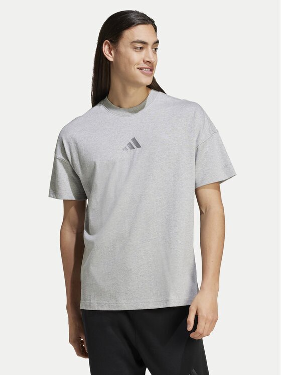 adidas Тишърт ALL SZN IY4138 Сив Loose Fit